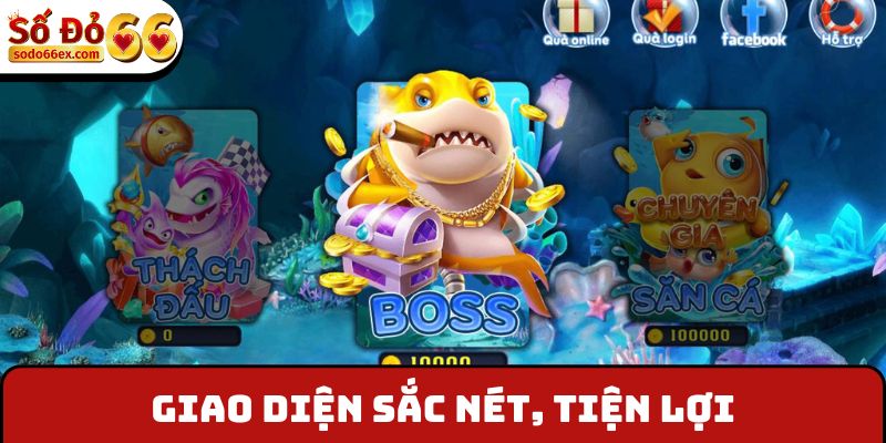 Giao diện sắc nét, tiện lợi