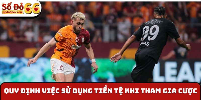 Quy định việc sử dụng tiền tệ khi tham gia cược