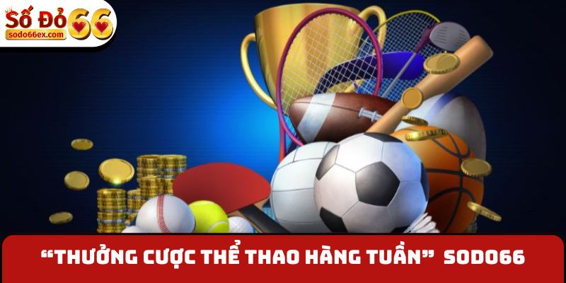 “Thưởng cược thể thao hàng tuần” là chương trình độc quyền tại Sodo66