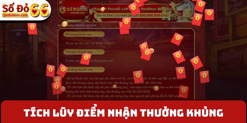 Tích lũy điểm nhận thưởng khủng